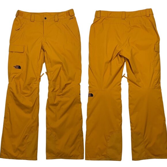 The North Face Womens Freedom Insulated Pant L Timber Tan Snow Pants Snowboard - Picture 12 of 12